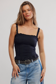 So Soft Femme Square Neck - Black