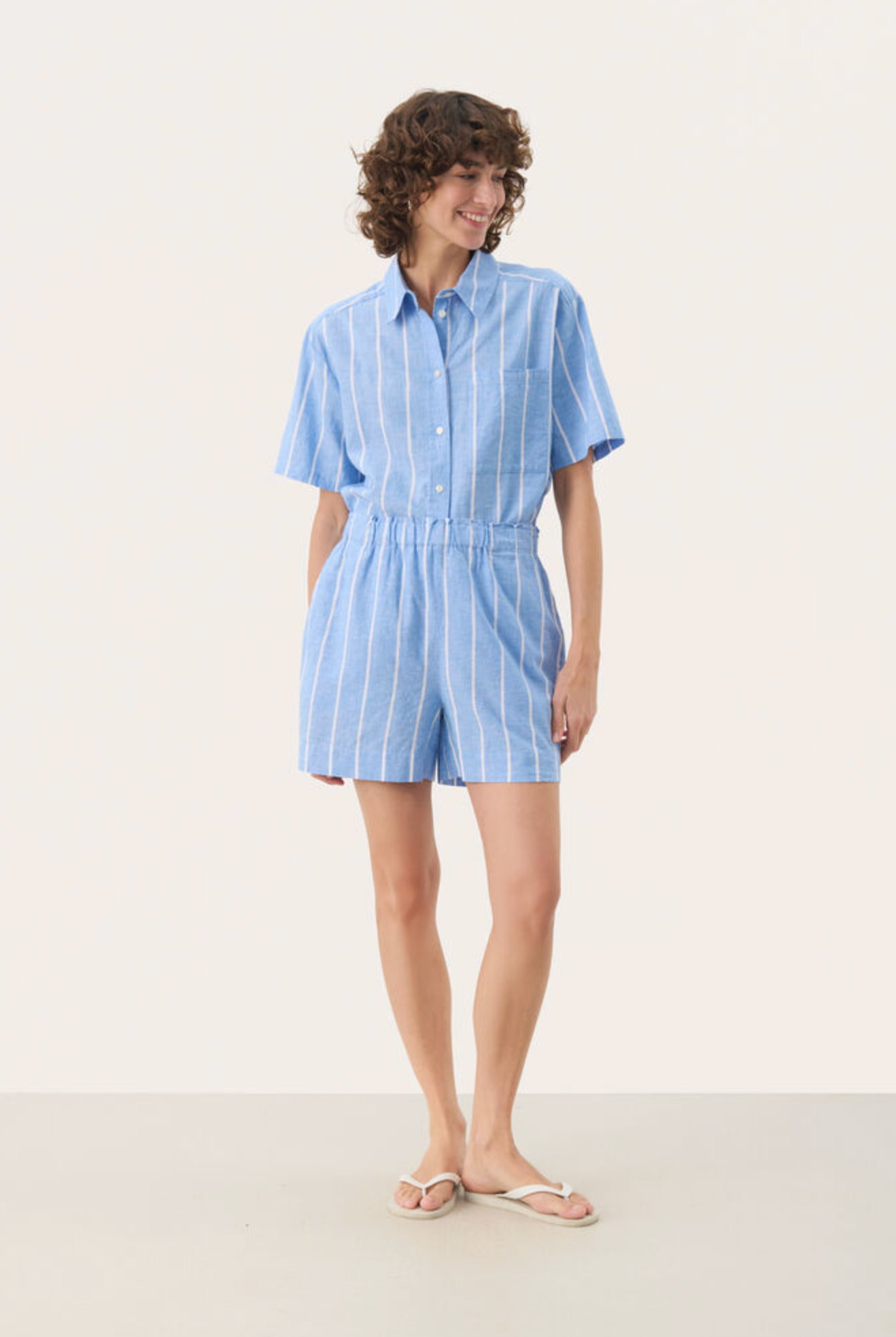 Rigge Shorts - Blue Stripe