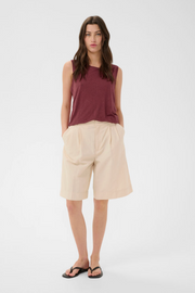 Buena Sleeveless Top - Burnt Russet