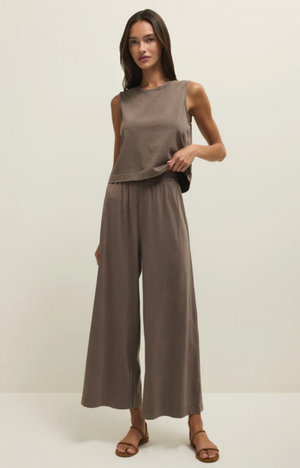 Sloane Jersey Muscle Tank - Perfectly Taupe