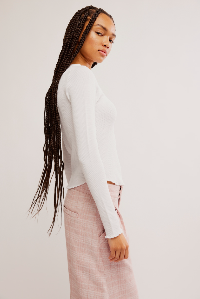 Easy Does It Tee - White