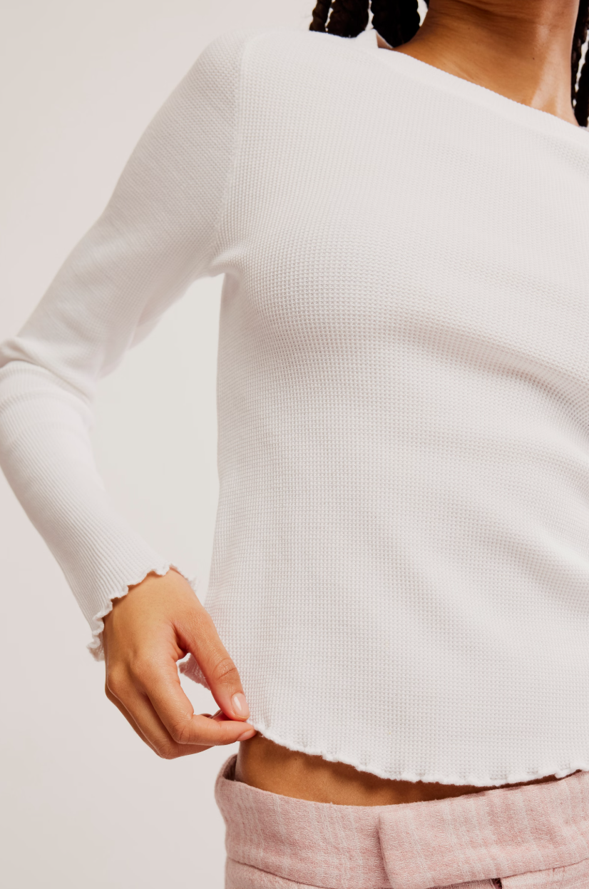 Easy Does It Tee - White