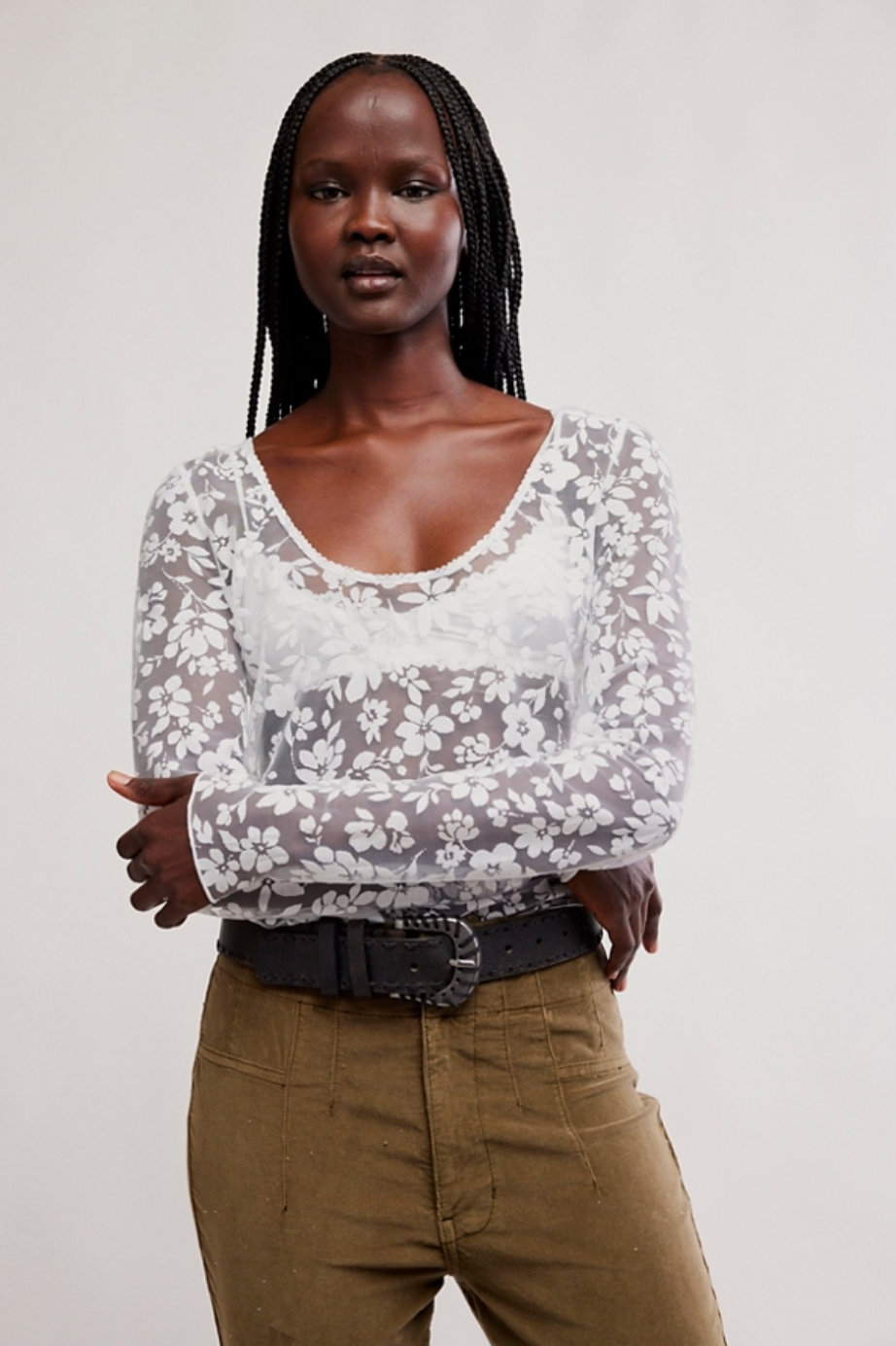Early Sunsets Layering Top - Ivory