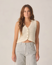 Knit Vest - Natural