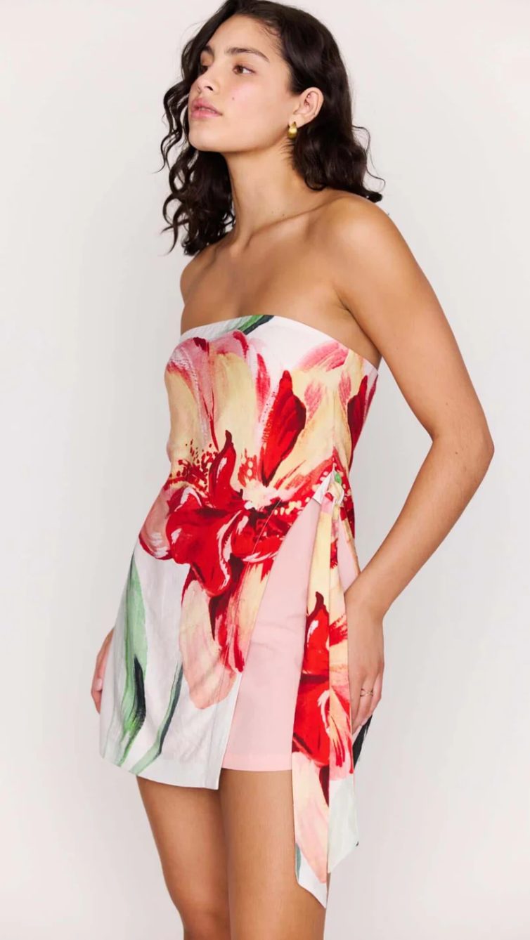 Zinnia Tie Side Mini - Painterly
