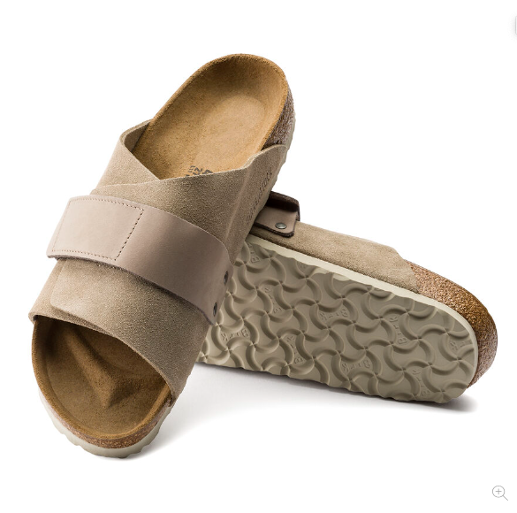 Kyoto Nubuck Suede Leather - Taupe