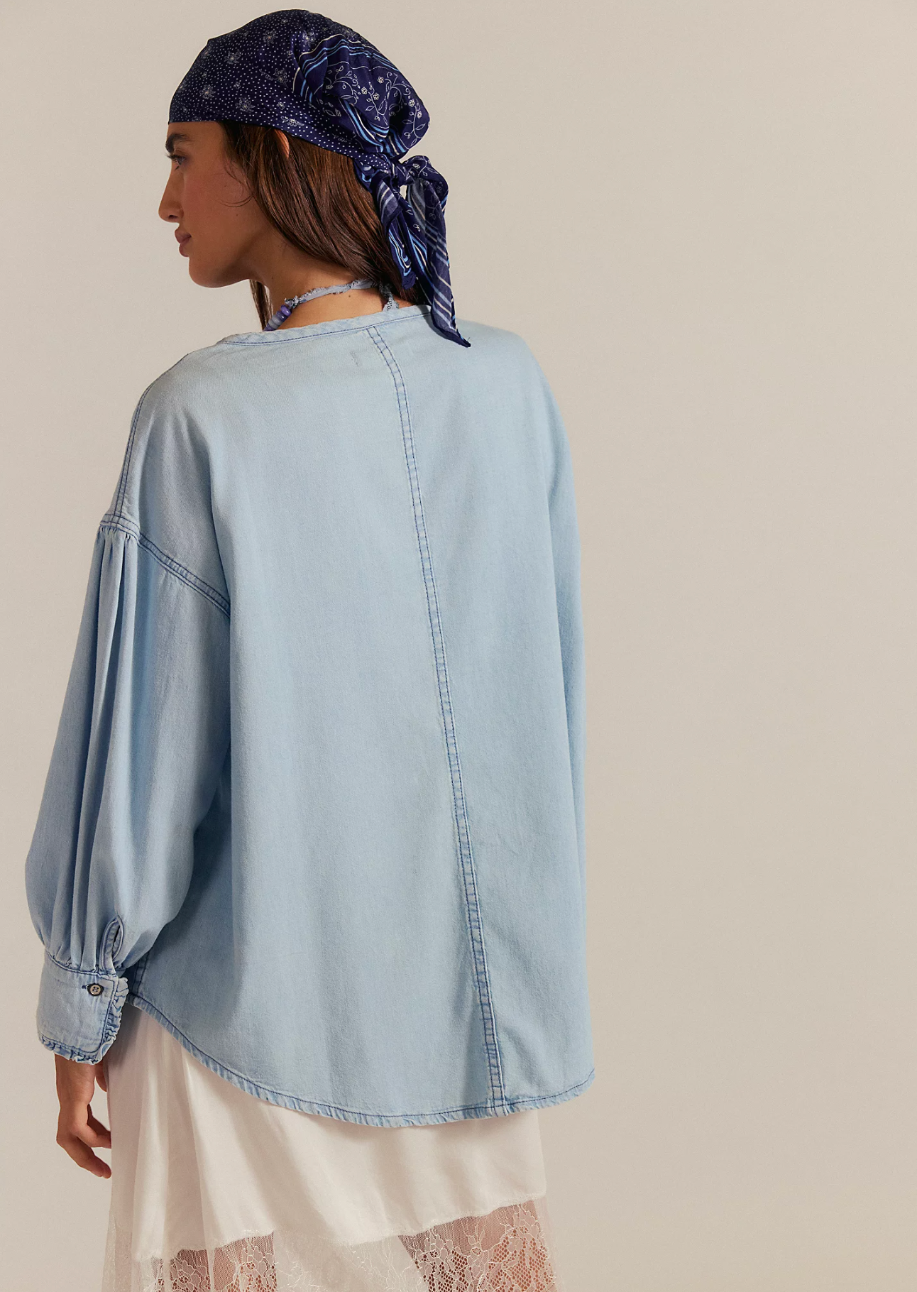 Denim Dreaming Pullover - So Soft LW