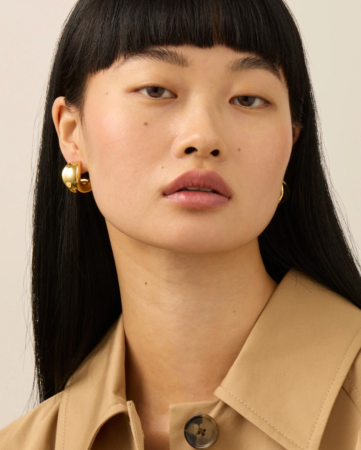 Chunky Doune Hoop - Gold