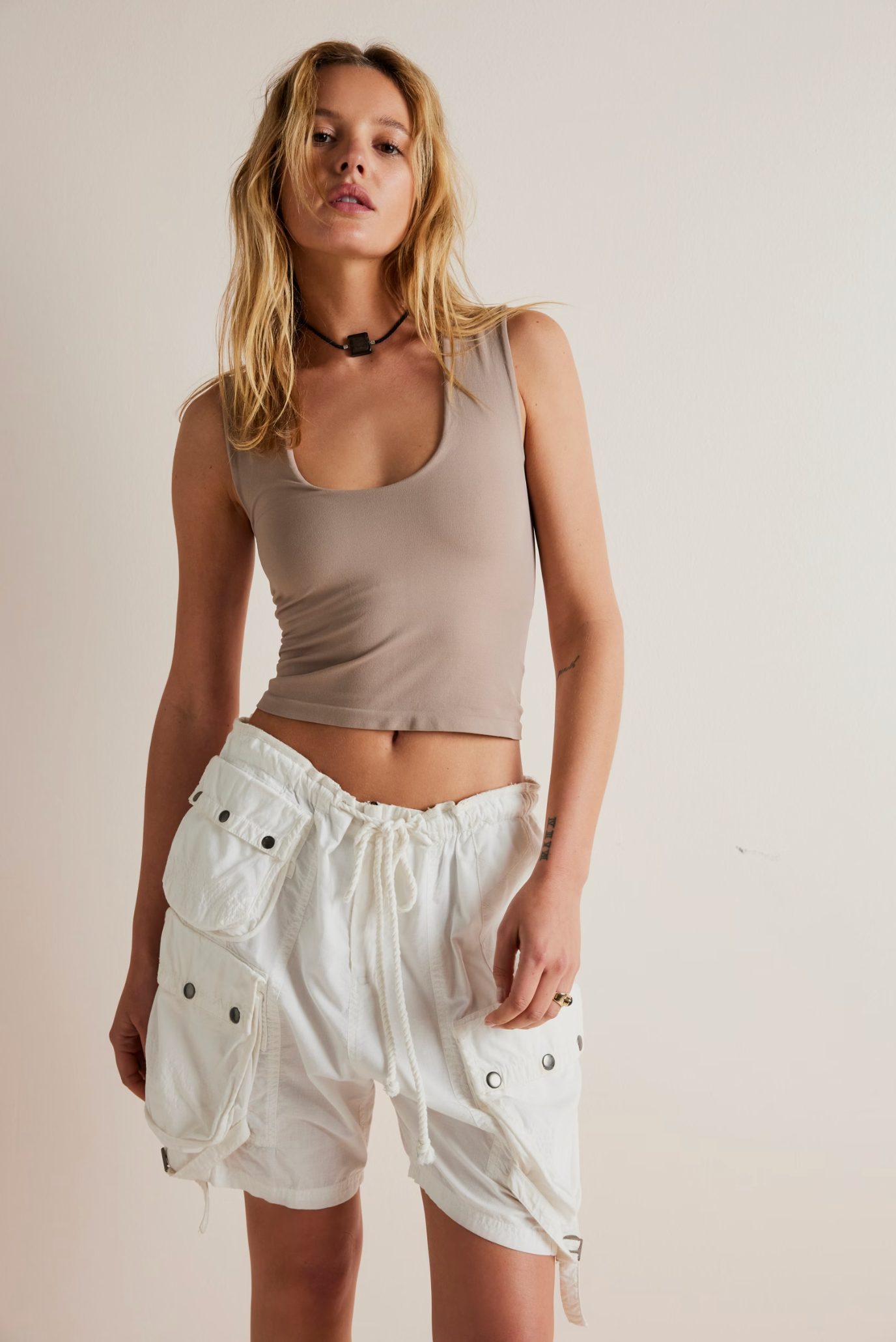 Clean Lines Muscle Cami- Ethereal