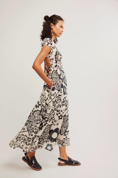 Ultraviolet Dress - Bright White Combo