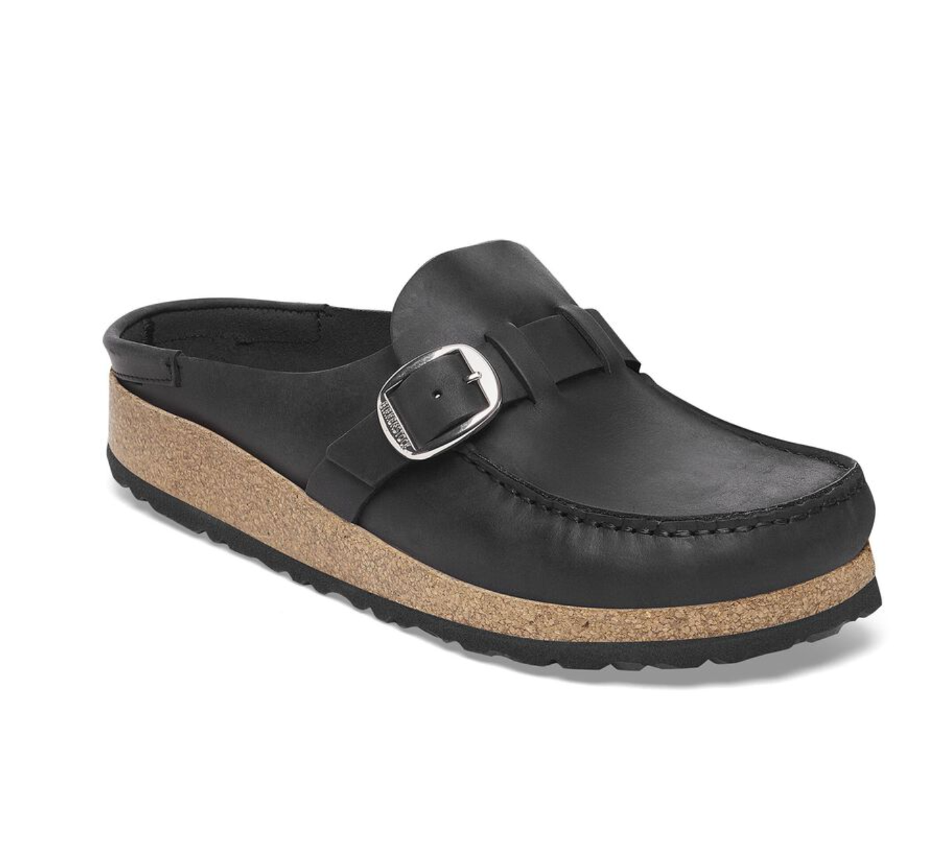 Buckley Clog - Black Oiled Leather