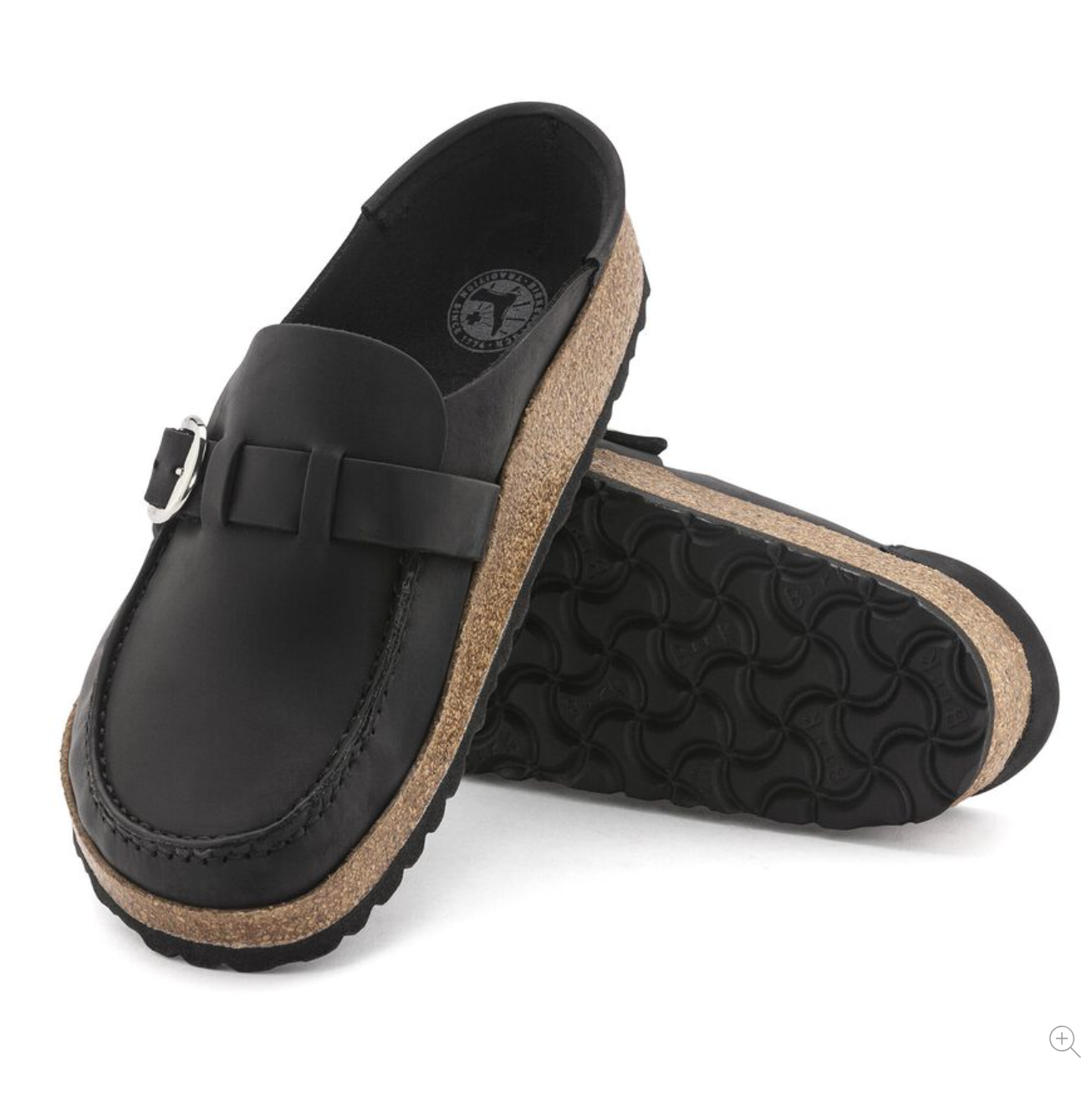Buckley Clog - Black Oiled Leather