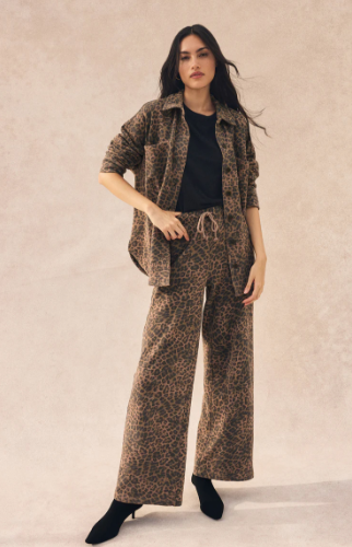 Hunter Leopard Desert Knit Pant - Desert Tan