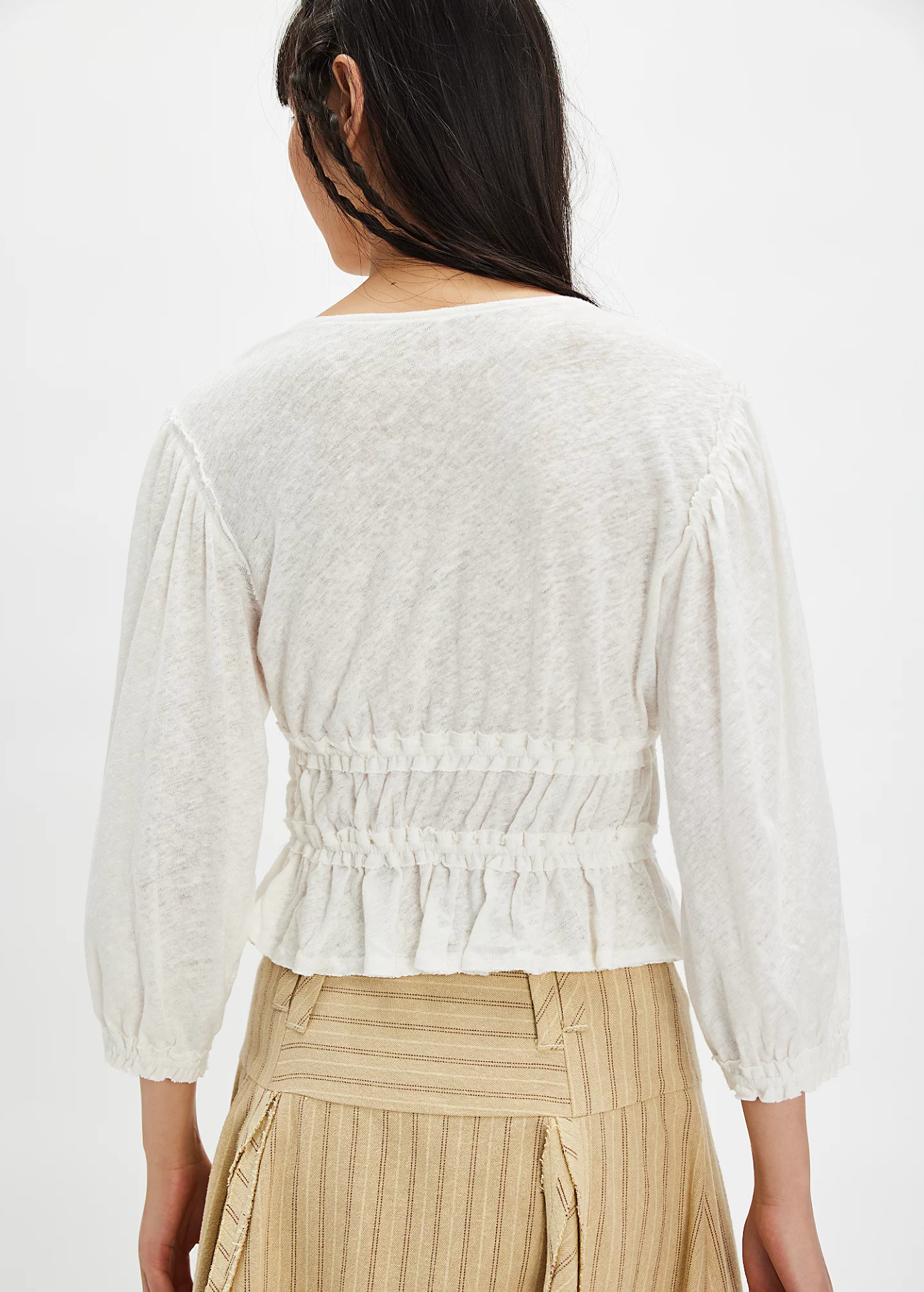 Let's Go Blouse - Ivory