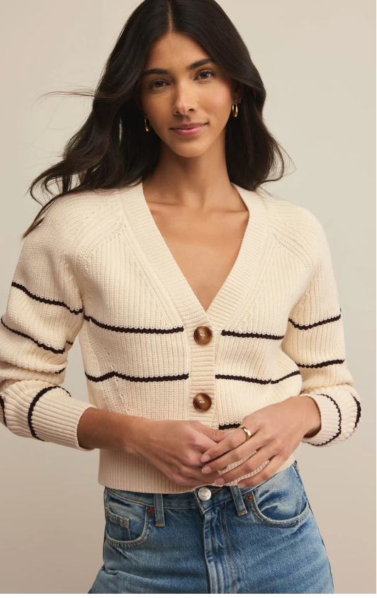 Stefi Stripe Cardigan - Seasalt