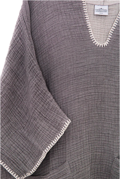 Women's Cocoon Surf Poncho - Grey