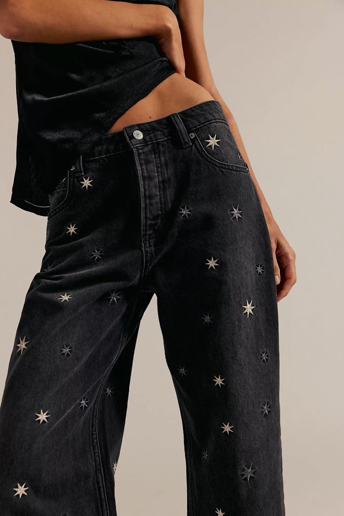 Deep Trance Shine Embroidered - Starry Night