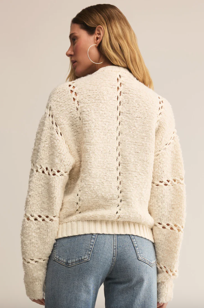Sundance Sweater Jacket - Crystal