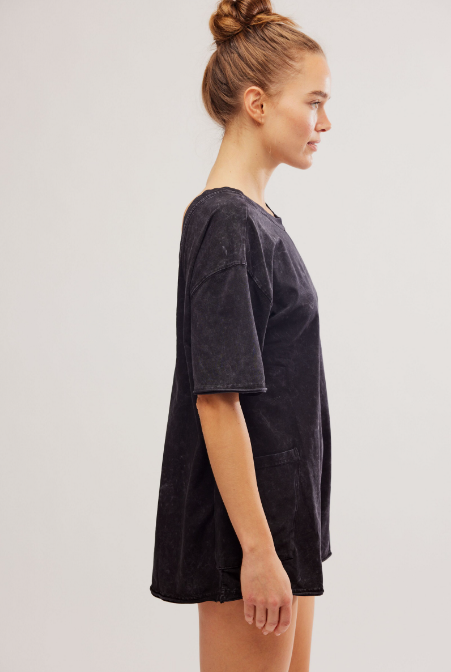 Hot Shot Tee Romper Coddy - Black