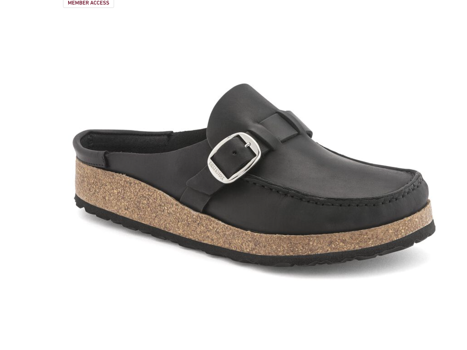 Buckley Clog - Black Oiled Leather