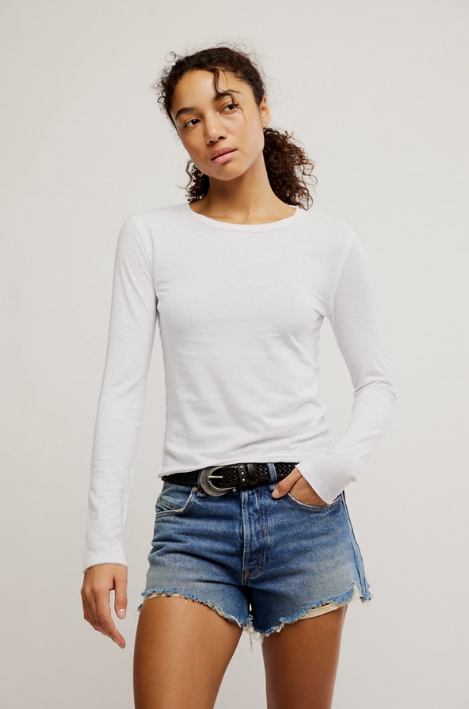 Nova Tee LS - Ivory