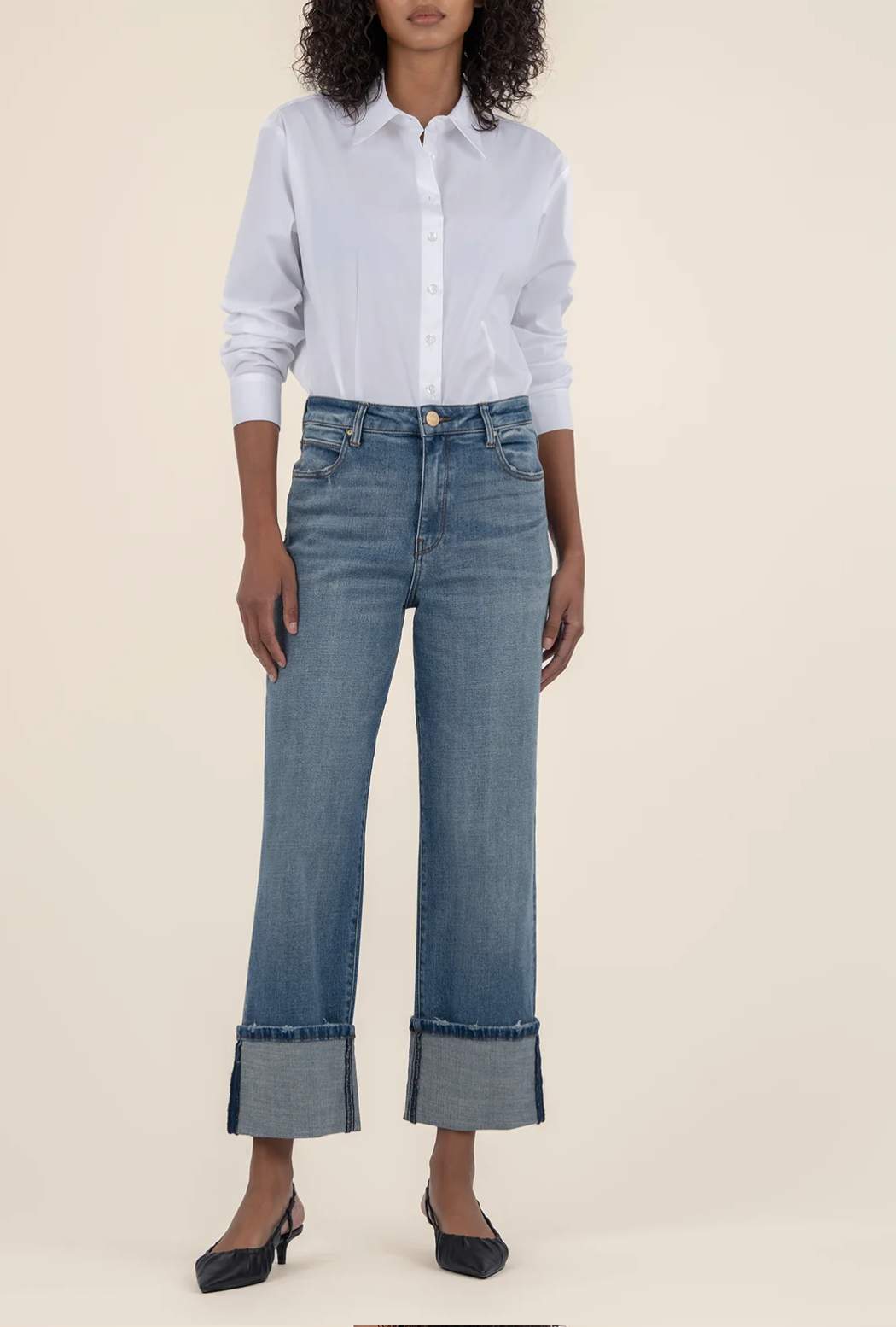 Sienna High Rise Wide Leg - Cuddle