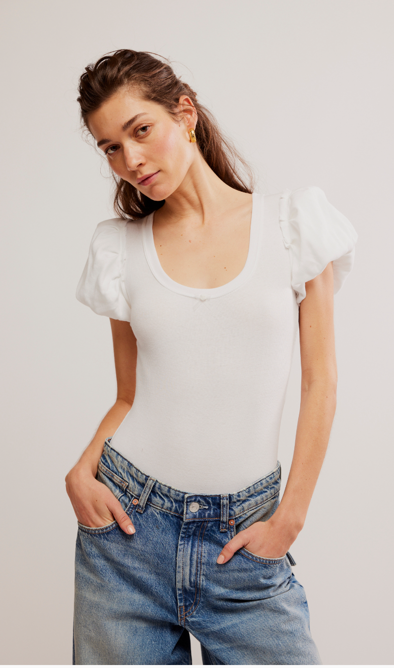 Downtime Bodysuit - Ivory