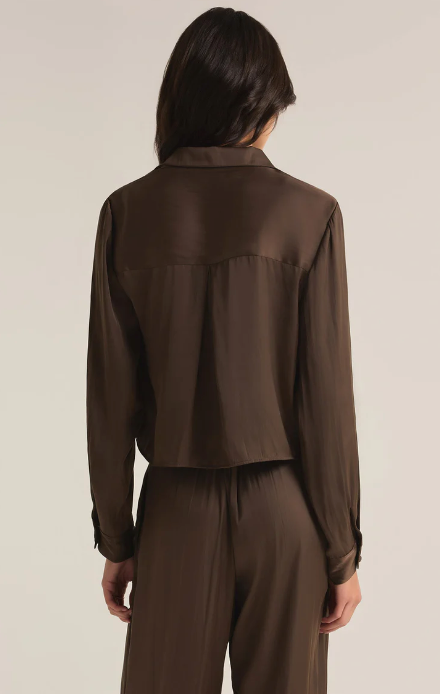 Sante Luxe Sheen Top - Dark Chocolate