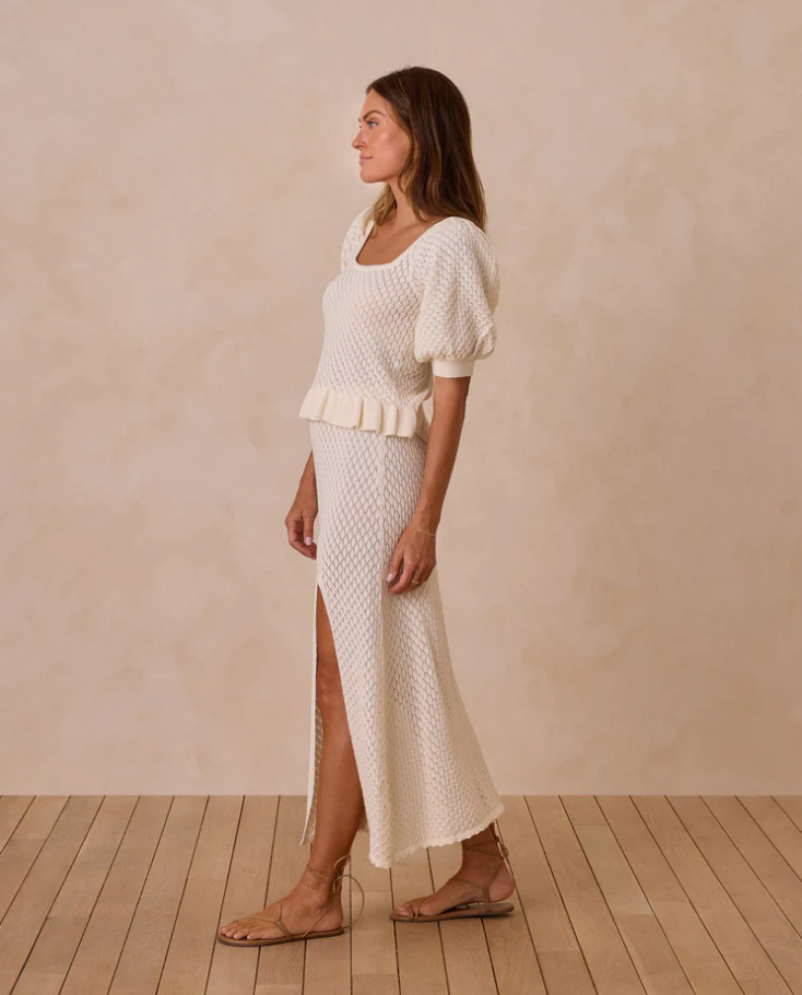 Knit Skirt - Ivory