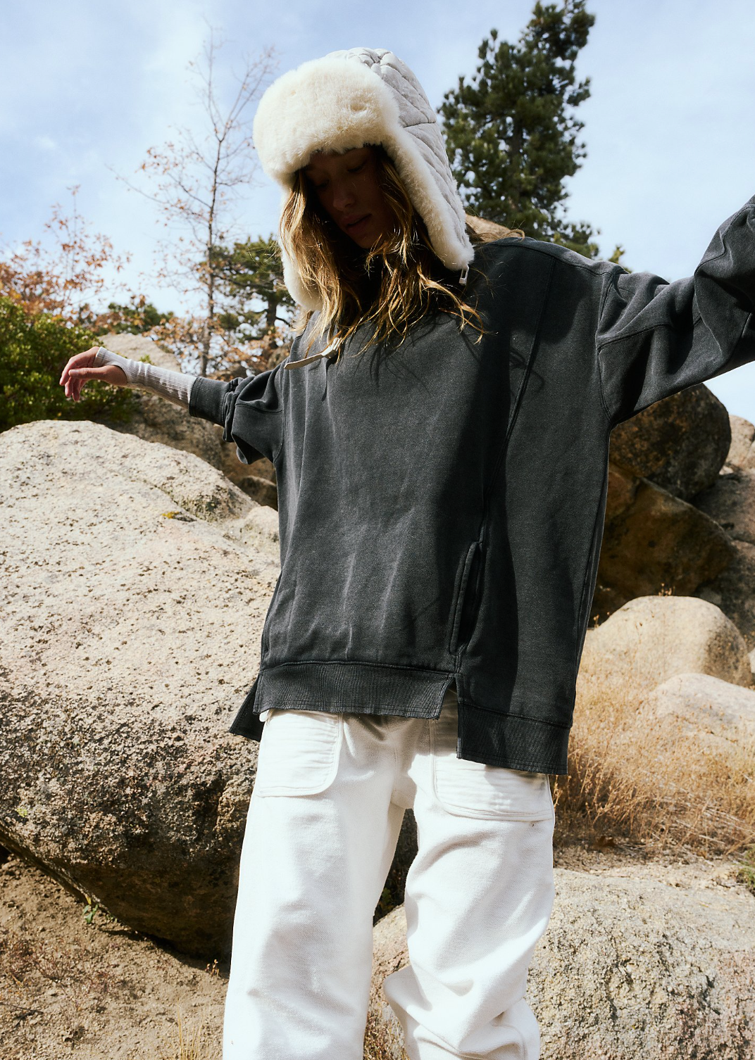 Intercept Tunic - Washed Black
