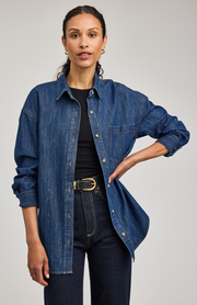 Whitney Denim Shirt - Dark Wash