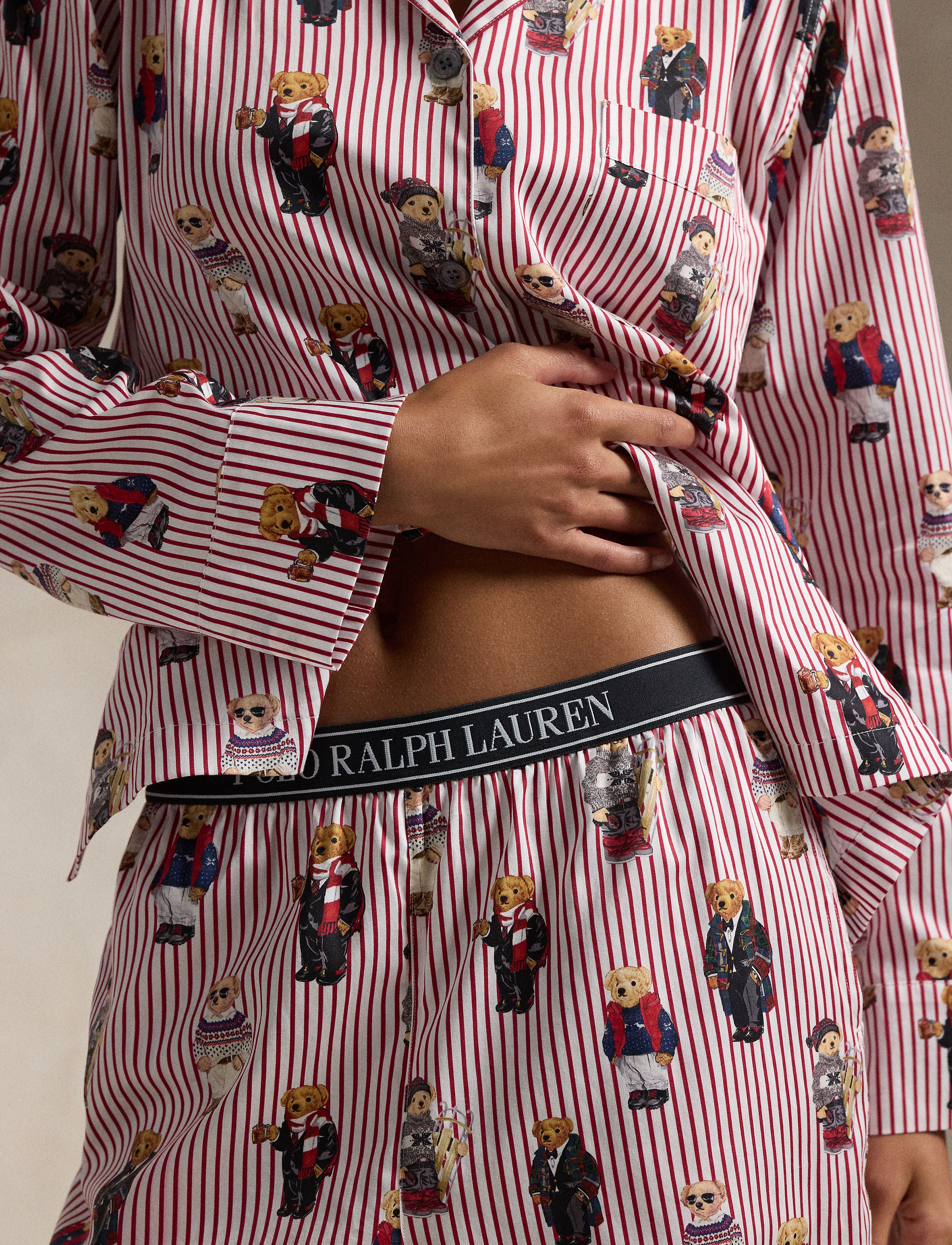 RL Madison PJ Sets - Bear Red
