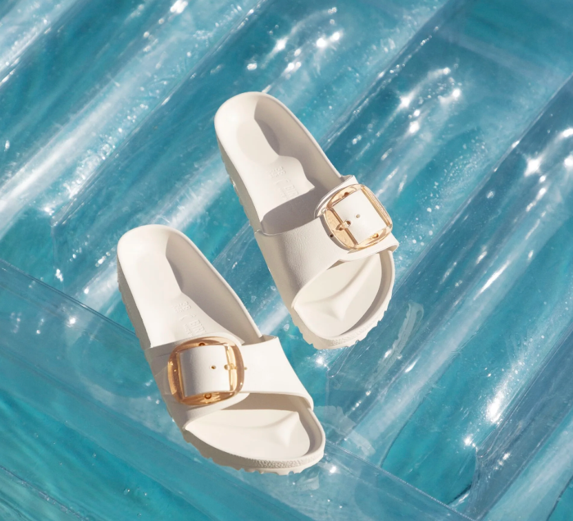 Madrid Big Buckle - Eva Eggshell