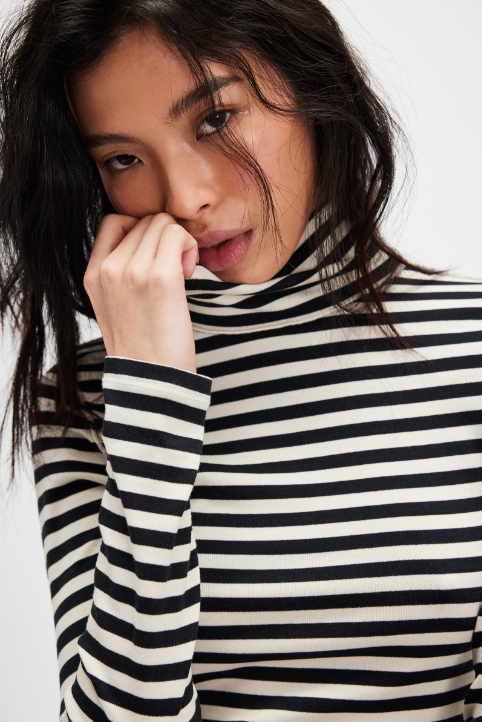 Good Good Turtle Stripe - Black Combo
