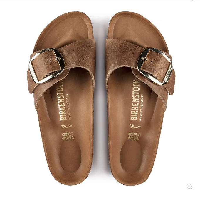 Madrid Big Buckle - Cognac