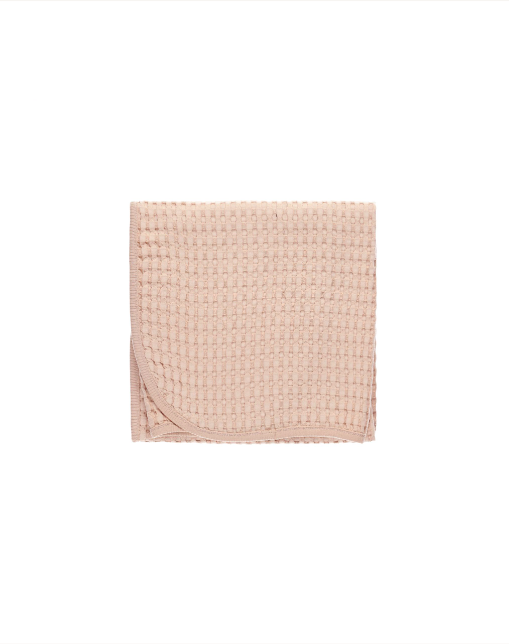Waffle Baby Blanket - Shell