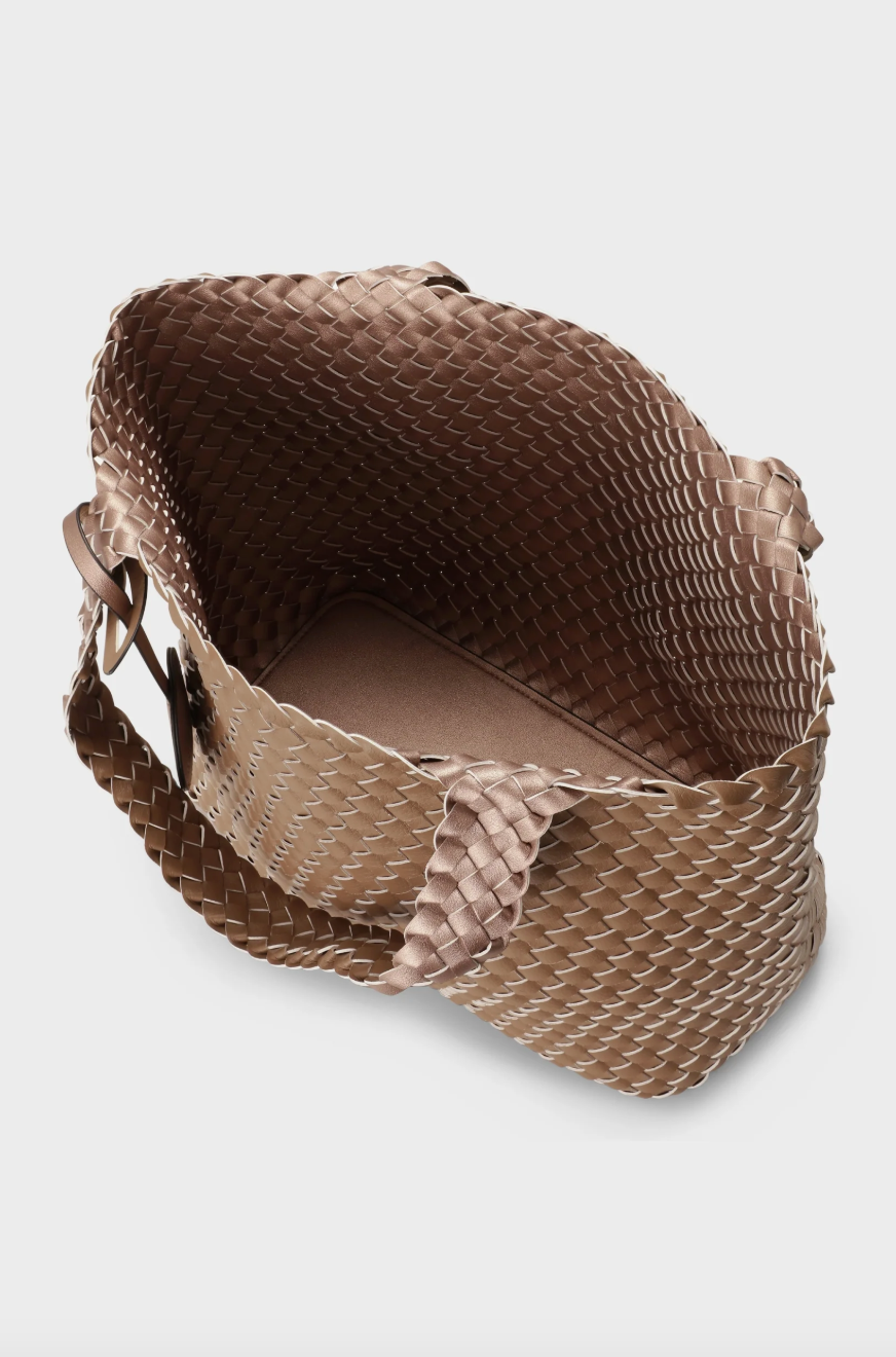 Tote Bag Reversible - Metallic Mocca