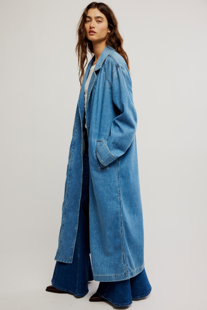 Monique Indigo Duster - Sunlight Blue
