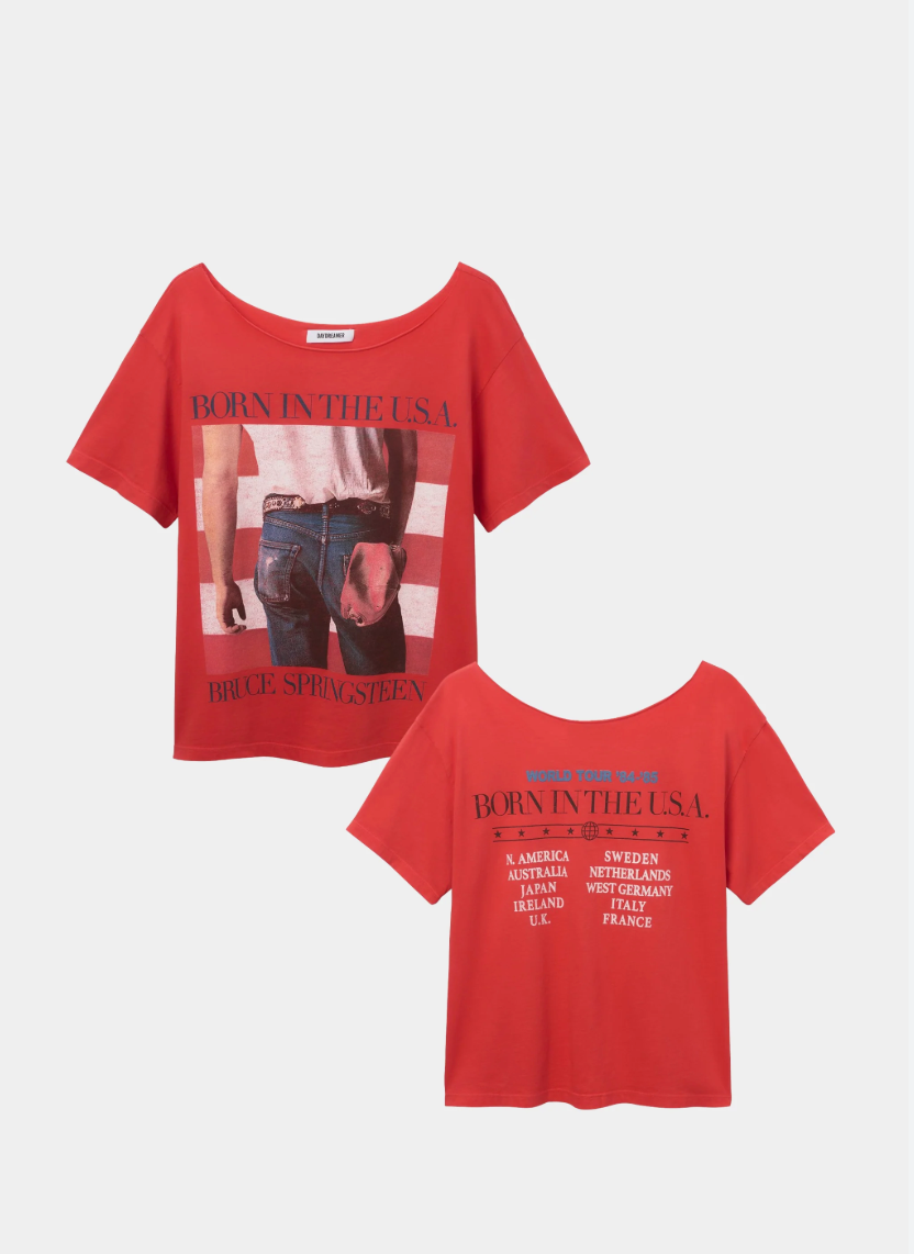 Bruce Springsteen Brn In Th USA - Chery Red