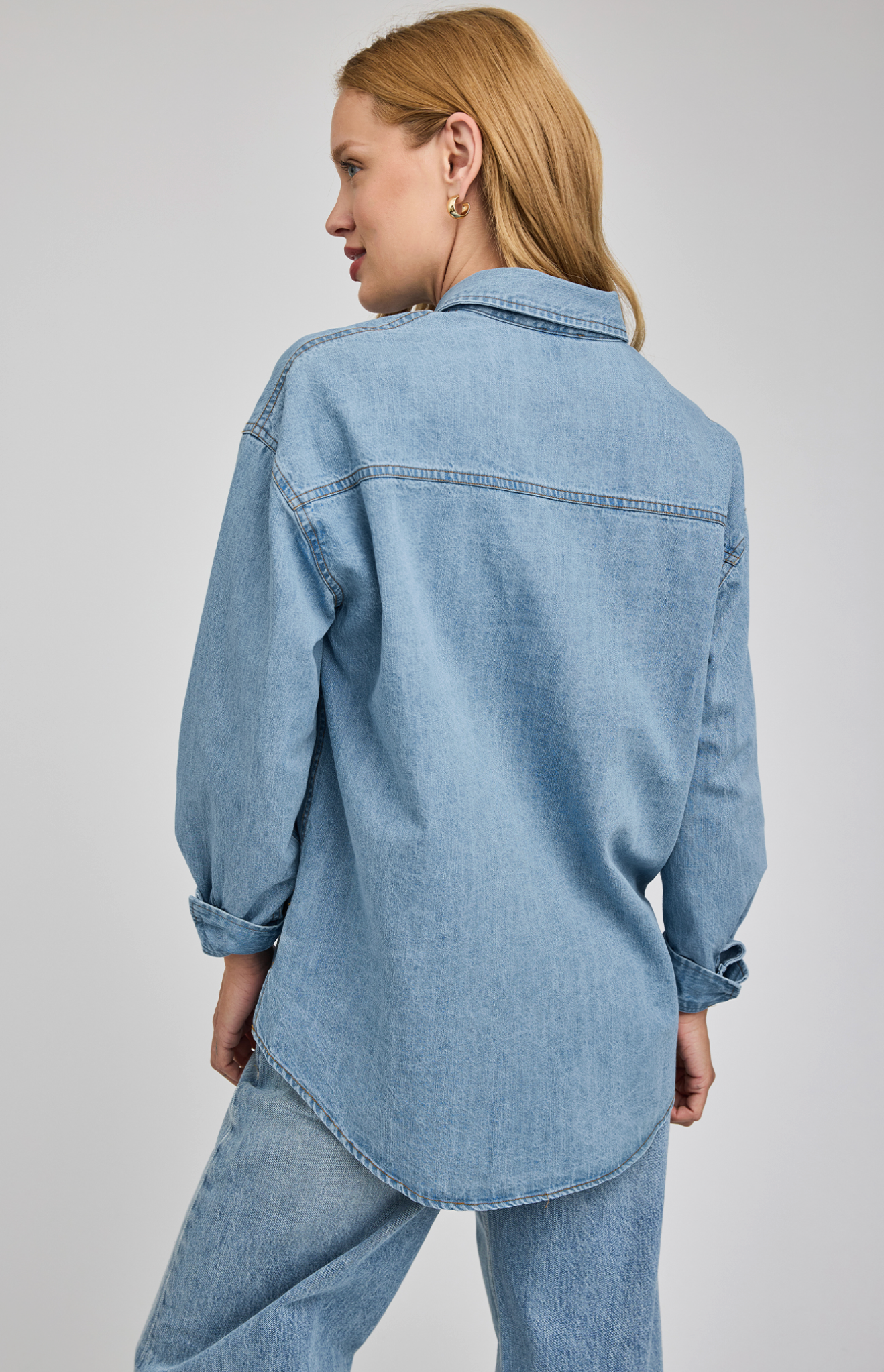 Whitney Denim Shirt - Light Wash