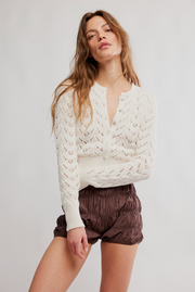 Pretty In This Pointelle - Ivory