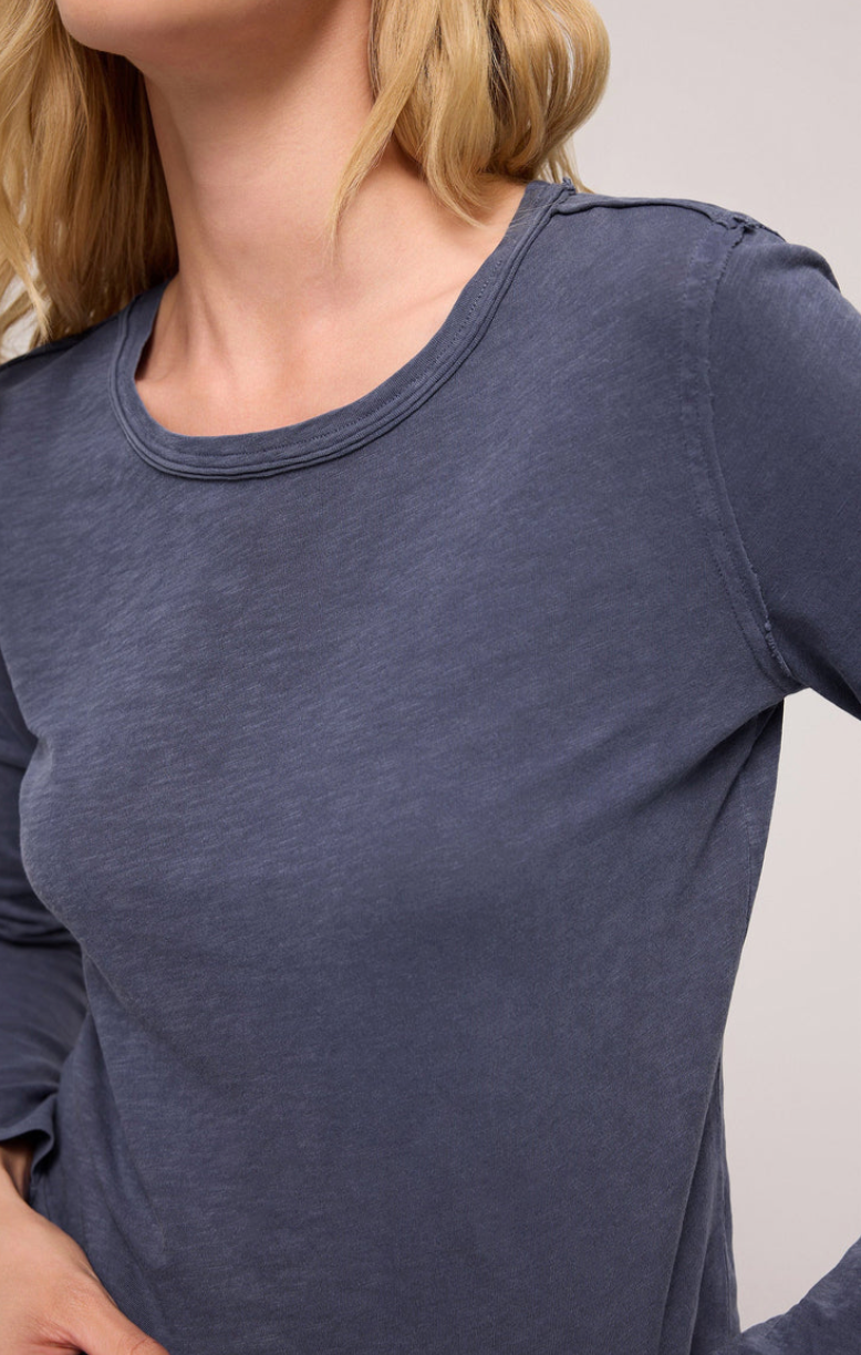 Arlet Slub Top - Worn Blue