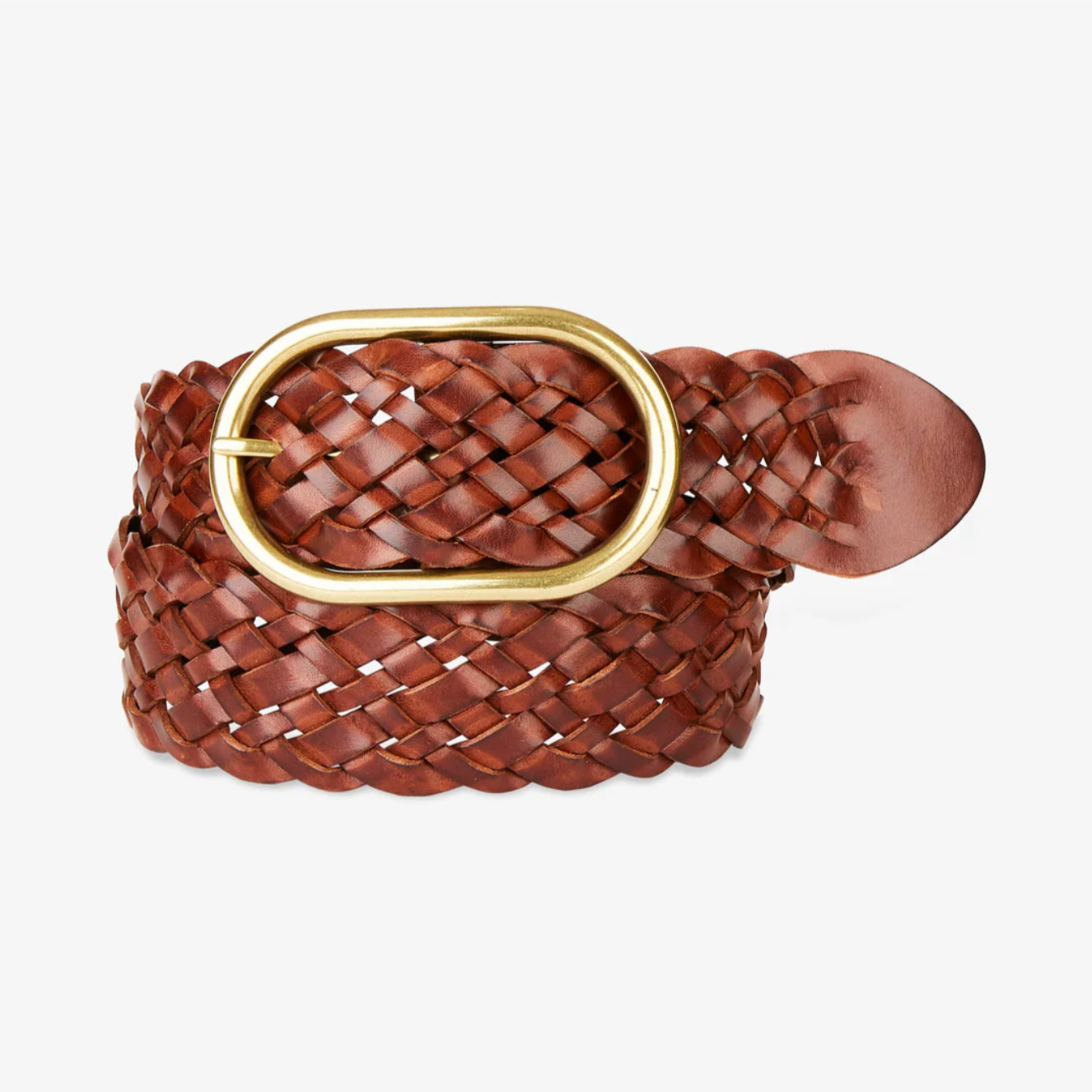 Fia Braid Belt - Brown