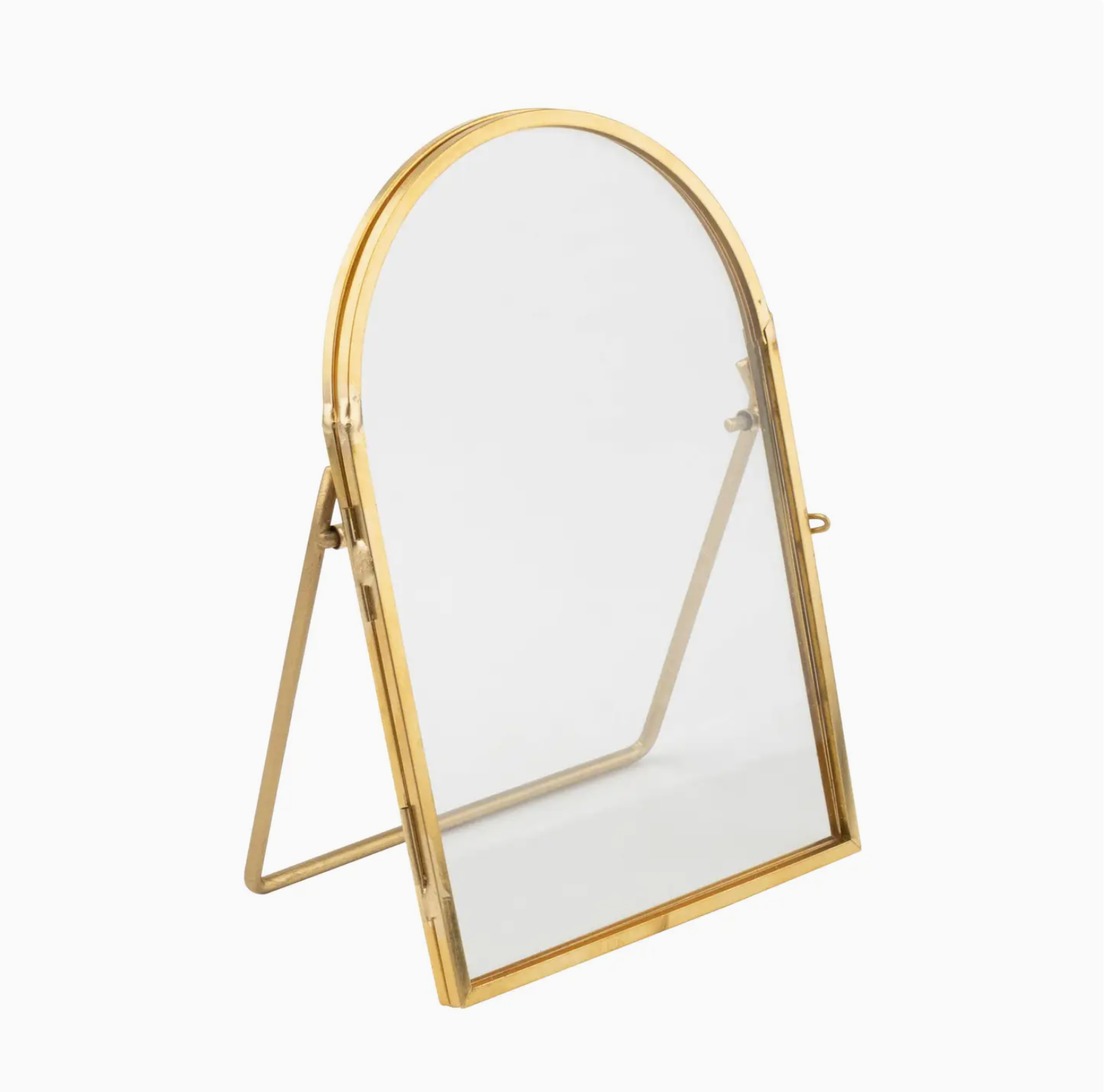 Glass Gold Arch- Top Frame 4×6