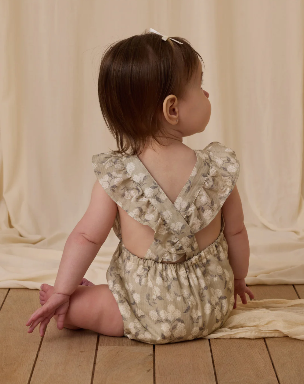 Lucy Romper | Sage Hydrangea