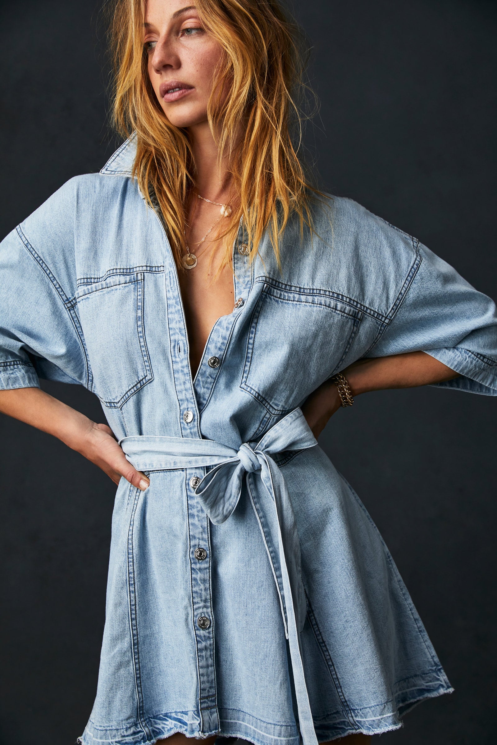 Jenny Denim Tunic - Light Indigo