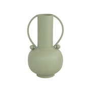 Mint Textured Metal Vase