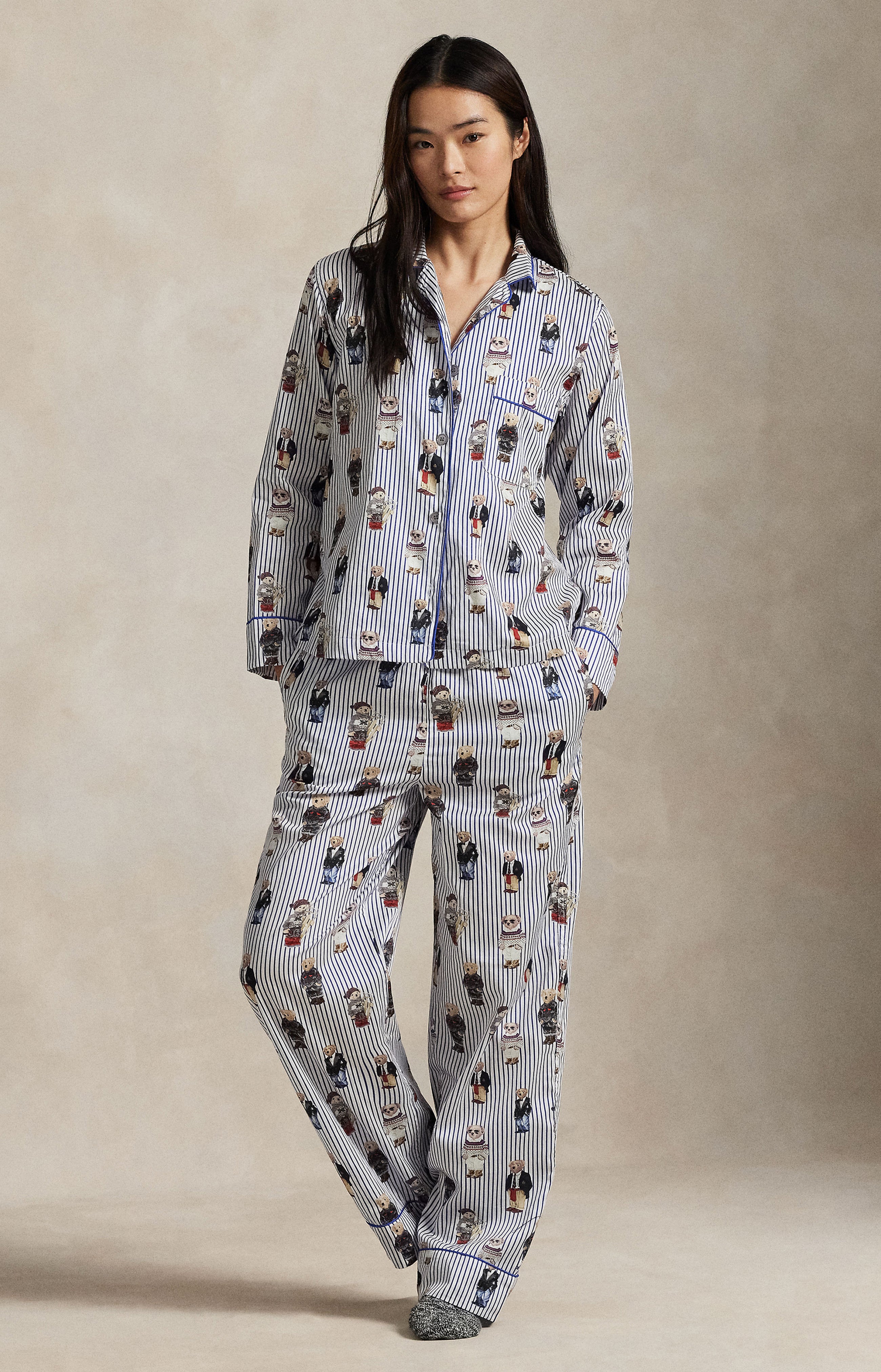 RL Madison PJ Set - Snowfall Blue