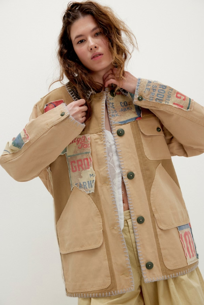Garden Tamer Jacket- Brown Combo