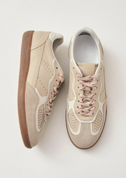 Tb.490 Rife Grain Cream Leather Sneakers - Alohas